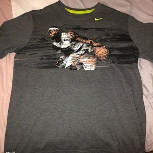 Nike Dri fit LeBron graphic tee.